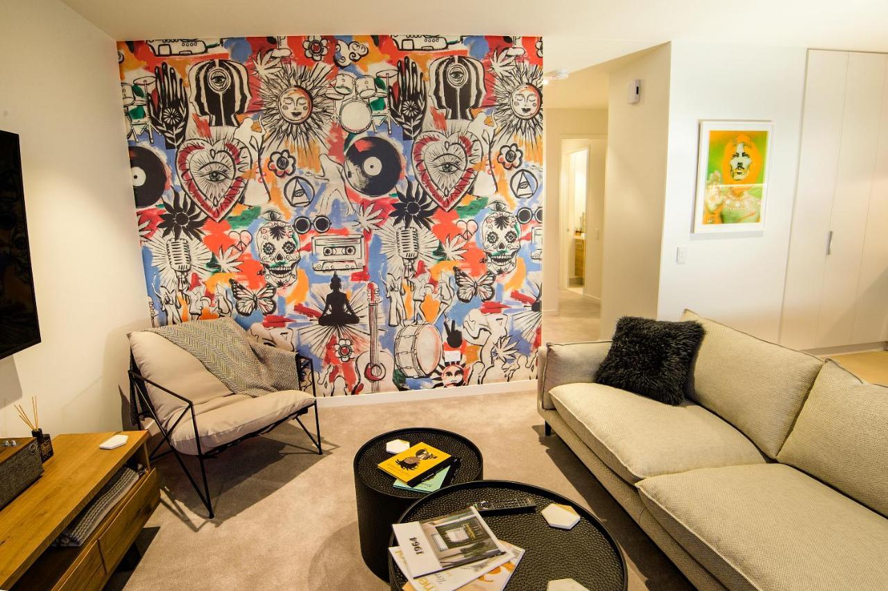 Funk In The City - Luxury Laneway Apartment With Single Garage Christchurch Buitenkant foto