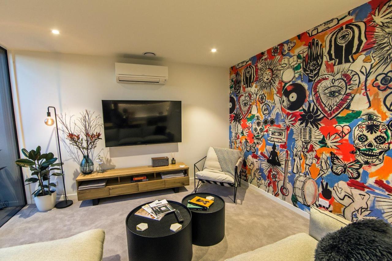 Funk In The City - Luxury Laneway Apartment With Single Garage Christchurch Buitenkant foto